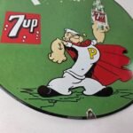 Vintage 7 Up Soda Sign – Advertisement Piggly General Store Porcelain Gas Sign - Image 11