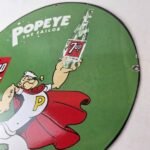 Vintage 7 Up Soda Sign – Advertisement Piggly General Store Porcelain Gas Sign - Image 13