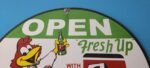 Vintage 7 Up Soda Sign – Advertisement Rooster Porcelain Gas Station Sign - Image 13