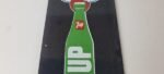 Vintage 7 Up Soda Sign – Porcelain General Store Gas Oil Pump Liquor Sign - Image 4