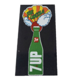Vintage 7 Up Soda Sign – Porcelain General Store Gas Oil Pump Liquor Sign - Image 2