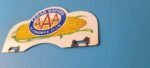 Vintage AAA Automobile Club License Plate Topper – Sign Ad on Automobile Topper - Image 9