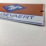 Vintage Agfa Gevaert Sign – Photos Camera Manufacturer Gas Pump Porcelain Sign - Image 10