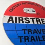 Vintage Airstream Sign – Travel Trailer RV Gas Airplane Porcelain Sign - Image 6