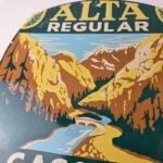 Vintage Alta Gasoline Sign – Gas Pump Service National Park Porcelain Sign - Image 3
