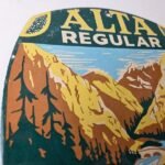 Vintage Alta Gasoline Sign – Gas Pump Service National Park Porcelain Sign - Image 5