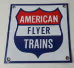 Vintage American Flyer Trains Sign – Lionel Railroad Porcelain Gas Pump Sign - Image 12