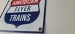 Vintage American Flyer Trains Sign – Lionel Railroad Porcelain Gas Pump Sign - Image 10