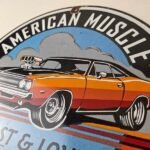 Vintage American Muscle Fast Loud Porcelain Signs – Muscle Car Hot Rod Signs - Image 12