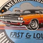 Vintage American Muscle Fast Loud Porcelain Signs – Muscle Car Hot Rod Signs - Image 3