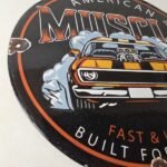 Vintage American Muscle Sign – Old Automobile Car Service Station Gas Sign - Image 6