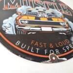 Vintage American Muscle Sign – Old Automobile Car Service Station Gas Sign - Image 10