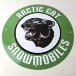 Vintage Arctic Cat Snowmobiles Sign – Sales Winter Sled Porcelain Gas Pump Sign - Image 15