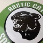 Vintage Arctic Cat Snowmobiles Sign – Sales Winter Sled Porcelain Gas Pump Sign - Image 3