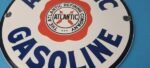 Vintage Atlantic Gasoline Sign – Gas Service Station Pump Porcelain Sign - Image 12