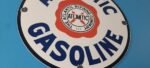 Vintage Atlantic Gasoline Sign – Gas Service Station Pump Porcelain Sign - Image 7