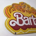 Vintage Barbie Mattel Toys Sign – Porcelain Advertisement Store Gas Pump Sign - Image 6
