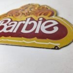 Vintage Barbie Mattel Toys Sign – Porcelain Advertisement Store Gas Pump Sign - Image 10