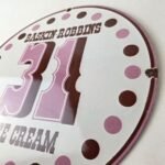 Vintage Baskin Robbins Sign – Gas Pump Advertising Sale Ice Cream Porcelain Sign - Image 13