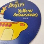 Vintage Beatles Yellow Submarine Porcelain Sign – 1969 Submarine Sign - Image 13