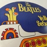 Vintage Beatles Yellow Submarine Porcelain Sign – 1969 Submarine Sign - Image 5