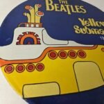 Vintage Beatles Yellow Submarine Porcelain Sign – 1969 Submarine Sign - Image 6