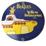 Vintage Beatles Yellow Submarine Porcelain Sign – 1969 Submarine Sign - Image 2