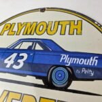 Vintage Belvedere 1967 Sign – Plymouth Automobilia Gas Pump Porcelain Sign - Image 12