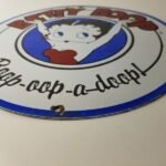 Vintage Betty Boop Sign – Old Cartoon Diner Gas Pump Porcelain Sign - Image 11