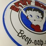 Vintage Betty Boop Sign – Old Cartoon Diner Gas Pump Porcelain Sign - Image 6