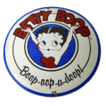 Vintage Betty Boop Sign – Old Cartoon Diner Gas Pump Porcelain Sign