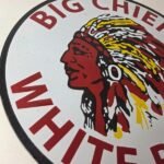 Vintage Big Chief Bread Sign – White Bread Grocery Store Gas Pump Porcelain Sign - Image 6