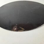 Vintage Black Cat Cigarettes Pin Up Porcelain Sign – Catwoman Sign - Image 9