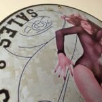 Vintage BMW Sign – Motorcycle Gas Pump Service Auto Porcelain Sign - Image 5