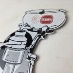 Vintage Bordens Cream Separator Sign – Porcelain Dairy Milk Cow Service Ad Sign - Image 12