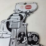 Vintage Bordens Cream Separator Sign – Porcelain Dairy Milk Cow Service Ad Sign - Image 3