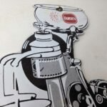 Vintage Bordens Cream Separator Sign – Porcelain Dairy Milk Cow Service Ad Sign - Image 5