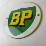 Vintage British Petro Gasoline Sign – Door Advertising Gas Pump Porcelain Sign - Image 13