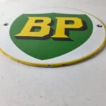 Vintage British Petro Gasoline Sign – Door Advertising Gas Pump Porcelain Sign - Image 10