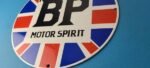 Vintage British Petroleum Sign – UK BP Motor Spirit Gas Pump Porcelain Sign - Image 10