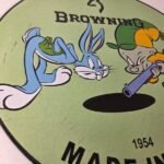 Vintage Browning Firearms Porcelain Sign – Rifles Shotguns Ammo Gas Ad Pump Sign - Image 6