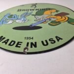 Vintage Browning Firearms Porcelain Sign – Rifles Shotguns Ammo Gas Ad Pump Sign - Image 10