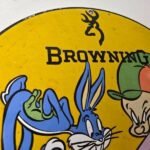 Vintage Browning Porcelain Sign – Firearms Rifles Shotguns Ammo Gas Pump Sign - Image 5