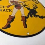 Vintage Browning Rifles Sign – Size Matters Deer Hunting Guns Porcelain Gas Sign - Image 11