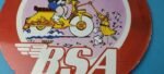 Vintage BSA Motorcycle Sign – Motor Bike Cartoon Gas Pump Service Porcelain Sign - Image 12