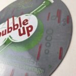 Vintage Bubble Up Porcelain – Gas Pump Plate Soda Bottles Cola Sign - Image 13
