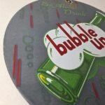 Vintage Bubble Up Porcelain – Gas Pump Plate Soda Bottles Cola Sign - Image 6
