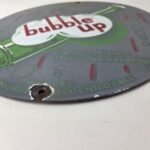 Vintage Bubble Up Porcelain – Gas Pump Plate Soda Bottles Cola Sign - Image 10