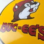 Vintage Buc-ee's Sign – Bucee Beaver Gas Service Station Pump Porcelain Sign - Image 4