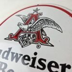 Vintage Budweiser Beer Sign – Adult Beverage Anheuser Busch Porcelain Sign - Image 12